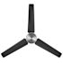 Seasons Searcy 52" Brushed Nickel Indoor/Outdoor Ceiling Fan With Matte Black/Deep Silver Reversible Blades (3-Blade)