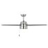 Seasons Searcy 52" Brushed Nickel Indoor/Outdoor Ceiling Fan With Matte Black/Deep Silver Reversible Blades (3-Blade)