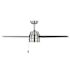 Seasons Searcy 52" Brushed Nickel Indoor/Outdoor Ceiling Fan With Matte Black/Deep Silver Reversible Blades (3-Blade)