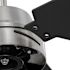 Seasons Searcy 52" Brushed Nickel Indoor/Outdoor Ceiling Fan With Matte Black/Deep Silver Reversible Blades (3-Blade)