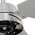 Seasons Searcy 52" Brushed Nickel Indoor/Outdoor Ceiling Fan With Matte Black/Deep Silver Reversible Blades (3-Blade)