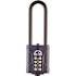 Squire Locks Weathershield Combination Padlock, 4 Wheel, Extra Long Shackle