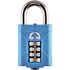 Squire Locks Marine Combination Padlock, 4 Wheel, Open Shackle, 50mm