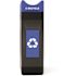 Commercial Zone Products Avante 30g Narrow Open Top Blue Lid