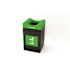 Commercial Zone Products Avante 55g Standard Open Top Green Lid