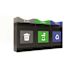 Commercial Zone Products 3 Stream 30g Sha Ot Grey/blue/green Lid