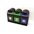 Commercial Zone Products 3 Stream 55g Std Ct Grey/blue/green Lid