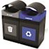 Commercial Zone Products 2 Stream 55g Std Ct Grey Lid 55g Std Ct Blue Lid
