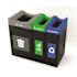 Commercial Zone Products 3 Stream 55g Std Ot Grey/30g Nar Blue/30g Nar Green Lid