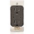 Leviton 15a Decora Tamper-Resistant Receptacle With 60w Dual USB Type C/c, Black