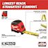 Milwaukee Wide Blade Tape Measure, 25 Ft