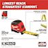 Milwaukee Wide Blade Magnetic Tape Measure, 25 Ft