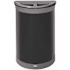 Rubbermaid Commercial Deco 11.5 Gal Half Round Dual Stream Pearl Gray/umbra Gray