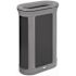 Rubbermaid Commercial Deco Indoor Trash Can 13 Gal Pill Pearl Gray/umbra Gray