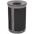 Rubbermaid Commercial Deco Indoor Trash Can 23 Gal Round Pearl Gray/umbra Gray