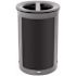 Rubbermaid Commercial Deco 23 Gal Round Dual Stream Pearl Gray/umbra Gray