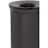 Rubbermaid Commercial Deco Indoor Trash Can 33 Gal Round Jet Black Metallic