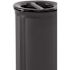 Rubbermaid Commercial Deco Indoor 33 Gal Round Dual Stream Jet Black Metallic