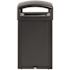 Rubbermaid Commercial Tailor Deco Outdoor Trash Can Metal Frame 51 Gal Black