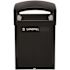 Rubbermaid Commercial Decorative Plastic Landfill Insert Panels Black Case Of 4