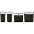 Rubbermaid Commercial Resist Dual Strm Trh/recycling 2x23 Gal Txt Blk/blk Gloss