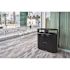 Rubbermaid Commercial Resist Dual Strm Trh/recycling 2x23 Gal Txt Blk/blk Gloss
