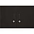 Rubbermaid Commercial Resist Dual Strm Trash/recycle 2x33 Gal Txt Blk/blk Gloss