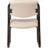 Boss Office Products Black Tubular Steel Frame Guest Chair-Beige Vinyl Cushions