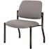 Boss Office Products Heavy Duty Chair Black Frame Gray Antimicrobial Vinyl