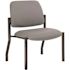 Boss Office Products Heavy Duty Chair Black Frame Gray Antimicrobial Vinyl