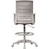 Boss Office Products Deluxe Gray Frame Gray Mesh Drafting Height Chair