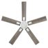 Seasons Ozark 52" Silver Indoor/Outdoor Ceiling Fan With Light and Reversible White Oak/Deep Silver Blades (5-Blade)