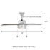 Seasons Ozark 44" Silver Indoor/Outdoor Ceiling Fan With Light and Reversible White Oak/Deep Silver Blades (5-Blade)