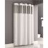 Zenna Home White Shower Curtain 71x77 Sheer And Waterproof Liner Case Of 12
