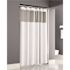Zenna Home Exto Waffle Regular White Shower Curtain 72x78 Case Of 12