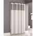 Zenna Home Herringbone Easy Hang Shower Curtain 71x77" In White Case Of 12