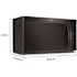 Whirlpool 1.7 Cubic Feet Over The Range Microwave 1000-Watts In Black