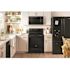Whirlpool 1.7 Cubic Feet Over The Range Microwave 1000-Watts In Black