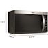 Whirlpool 1.7 Cubic Feet Over The Range Microwave 1000-Watts In Stainless Steel