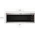 Whirlpool 1.1 Cubic Feet Low Profile Microwave Hood Combination,stainless Steel
