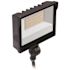 Stonco LED Slim Flood With Photocell, Knuckle, 3 Cct, 35 Watts, Bronze
