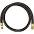 Jb Industries 1/2 Heavy-Duty Black Fast Evacuation Hose 48 Inches