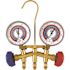 Jb Industries M2 Standard 2-Valve Classic Brass Manifold With A2l Gauges