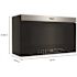 Whirlpool 30" 1.1 Cu.ft. Ary-Fry Over-The-range Microwave, 950 W Stainless Steel