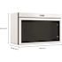Maytag 1.1 Cu.ft. Over-The-range Flush Built-In Microwave In White