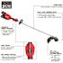 Milwaukee M18 Fuel 17â€ Dual Battery String Trimmer Kit