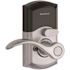 Kwikset Smartcode Electronic Pembroke Lever Smartkey Security Satin Chrome