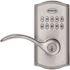 Kwikset Smartcode Electronic Pembroke Lever Smartkey Security Satin Chrome