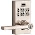 Kwikset Smartcode Contemporary Lever Smartkey Security Satin Nickel