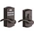 Kwikset 955 Smartcode Electronic Lever Smartkey Security Iron Black